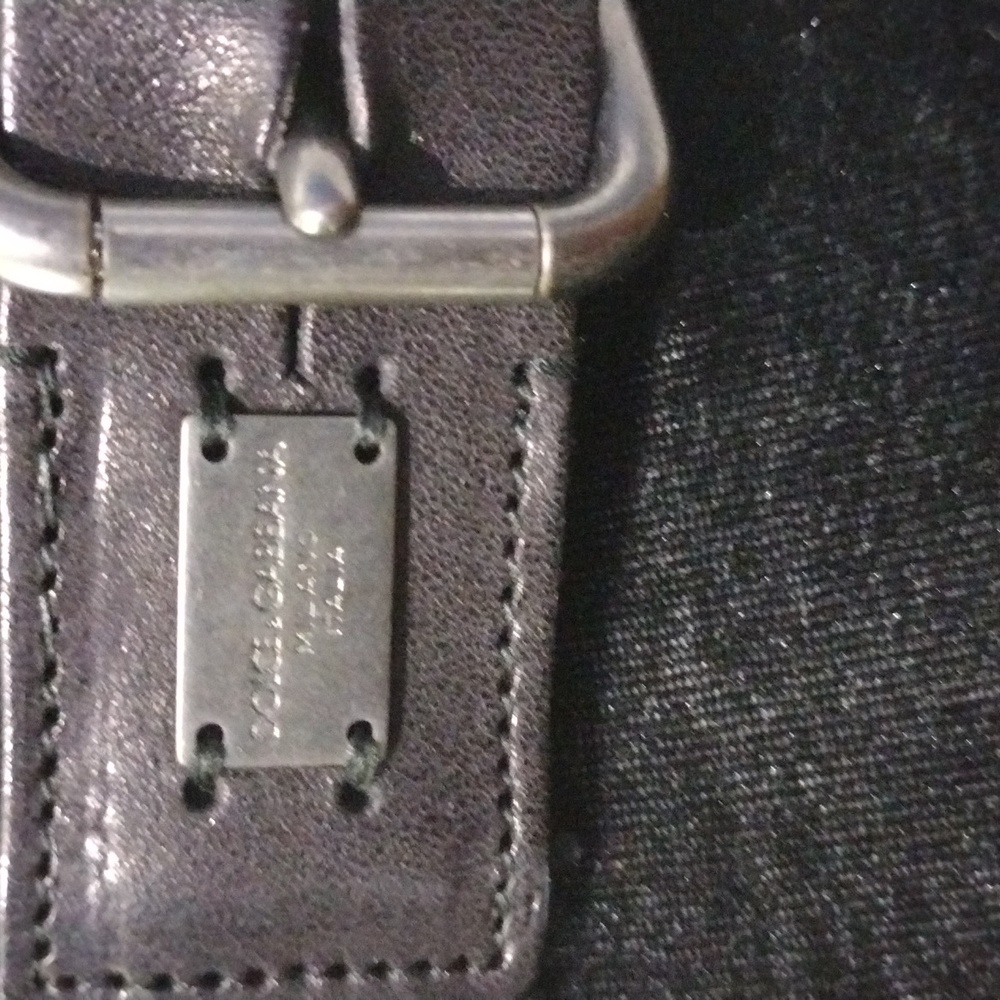 Dolce and Gabbana Leather & Felt Belt